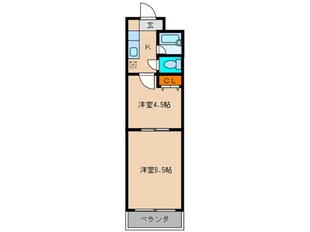 エレガンス東寺の物件間取画像